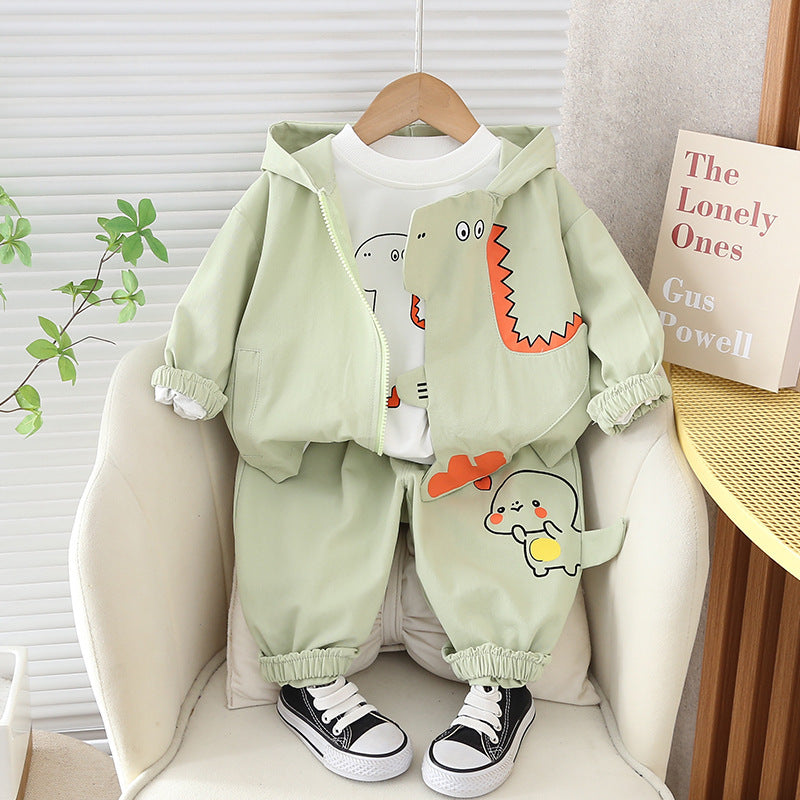 New Boys Spring Clothing Set Three-piece Set