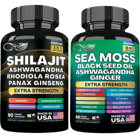 Nature's Vitality Boost Kit Bundle - Sea Moss & Shilajit
