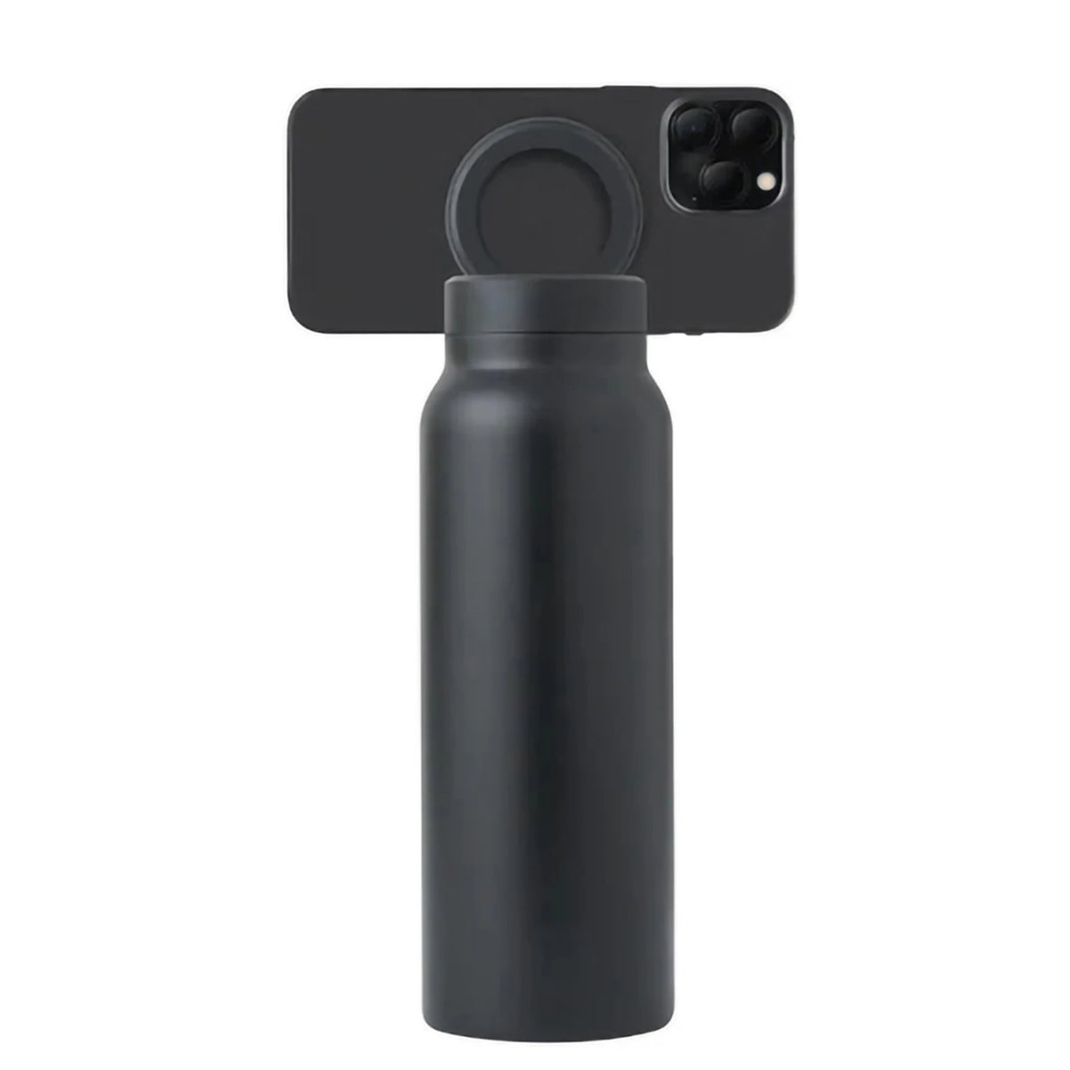 24oz Water bottle With Free Magnetic Booster Ring Magnetic lid Water Bottle Phone Holder Adjustable Ringolike Water Bottle