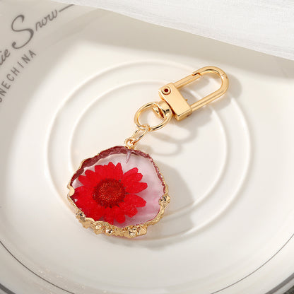 December Flower Keychain Pendants