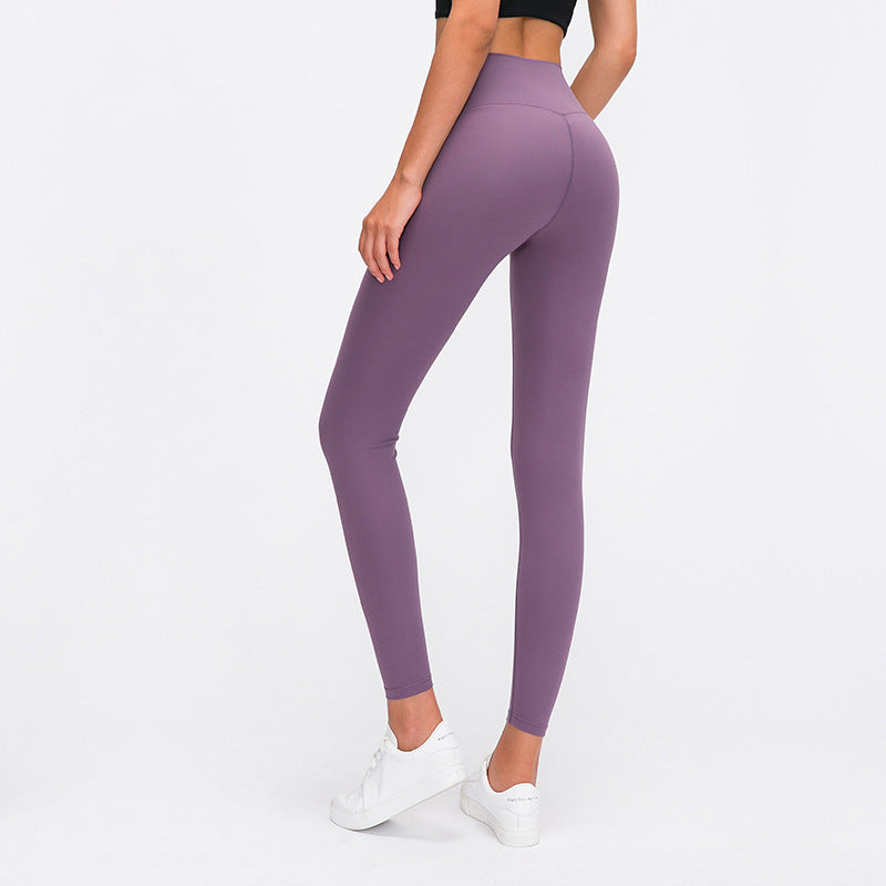 High waist and hip lifting stretch fitness Capris