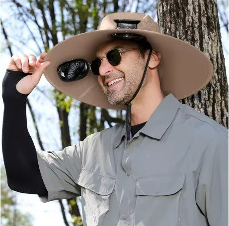 Sun-Powered Solar Cooling Hat