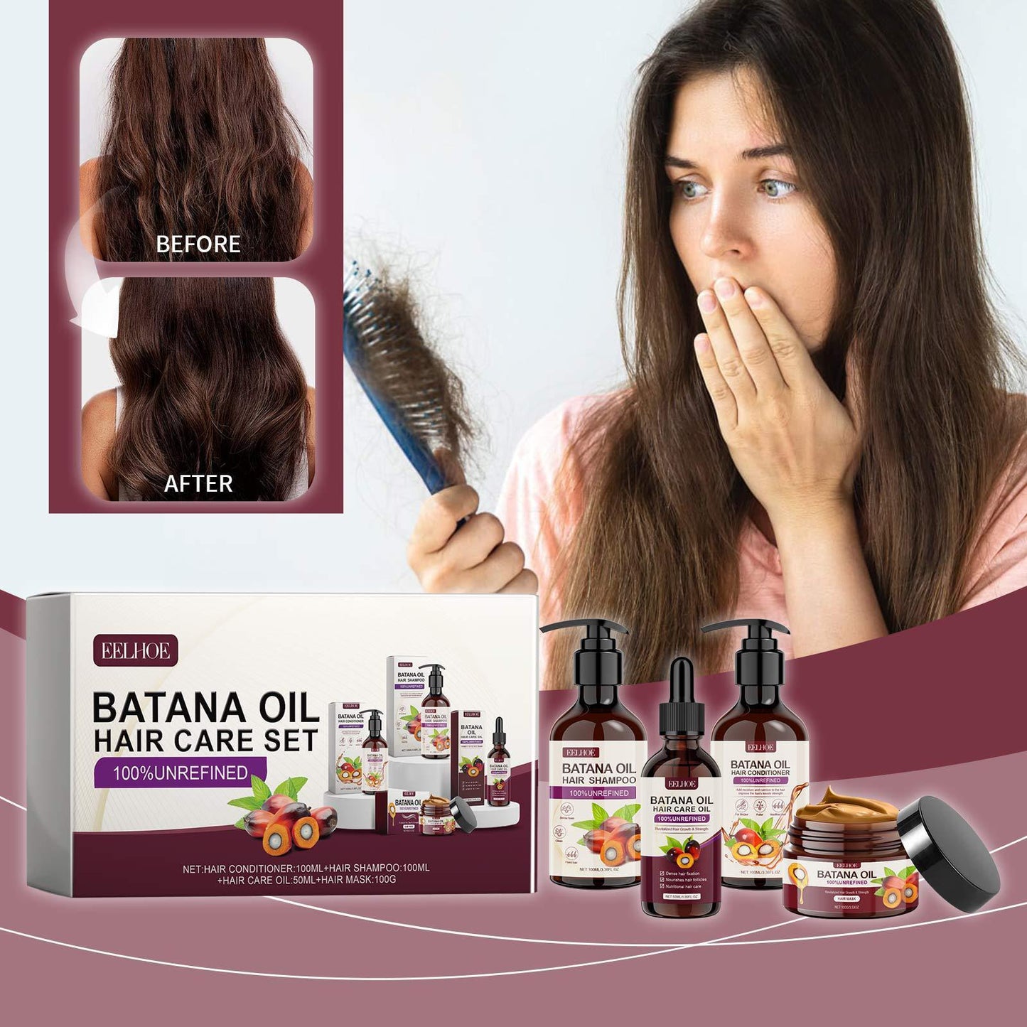 Batana Oil Abundance Hair Care Set Repair