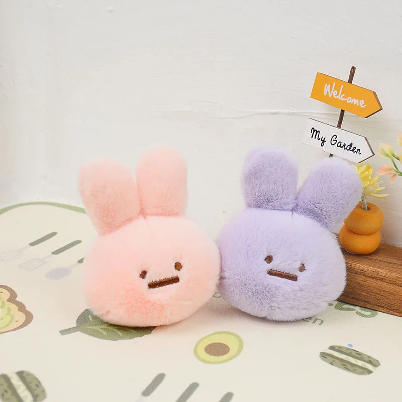 10cm Cartoon Cute Rabbit Plush Coin Purse Creative Keychain Pendant Doll Kids Girls Bag Accessories Toy Gift For Children