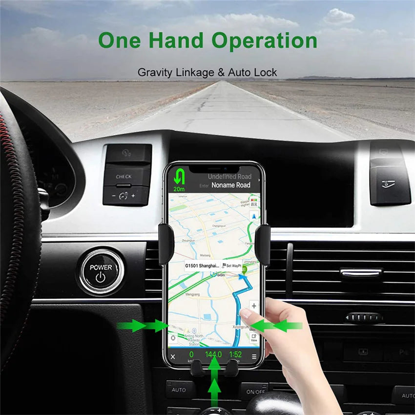 30W  Wireless Fast Charger Car Mount Air Vent Mobile Phone Holder Charging Stand Work On Smartphone