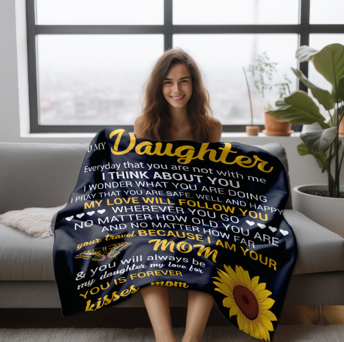 To My Daughter | Fleece Blanket