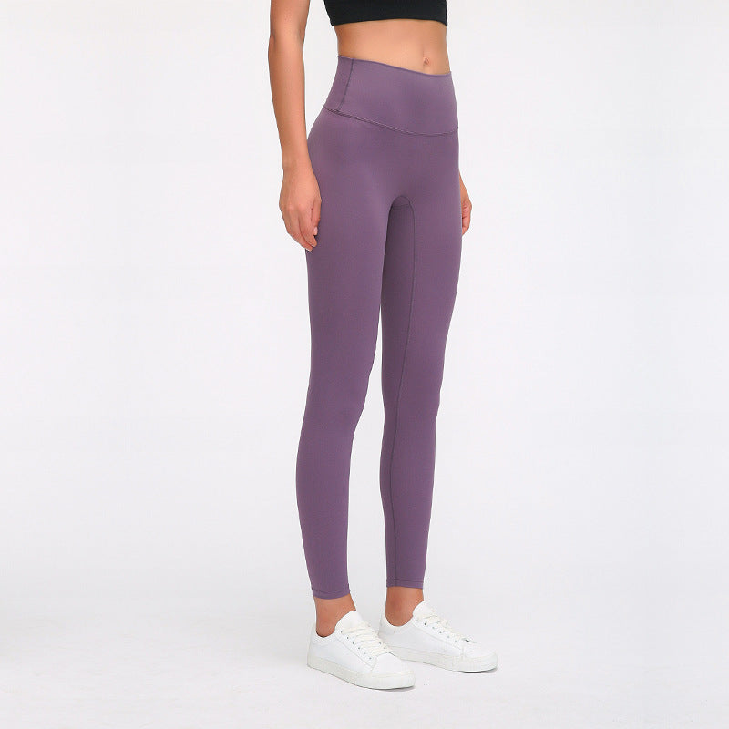 High waist and hip lifting stretch fitness Capris