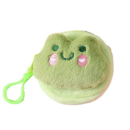 Mini Storage Bag Frog Plush Coin Purse Bear Rabbit Animal Coin Purse Fashion Pendant Cartoon Zero Wallet Women Girls