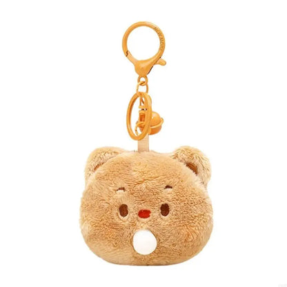 090B Butter Bear Keychain Women Girl Purse Pendant for Handbag Decors Accessories