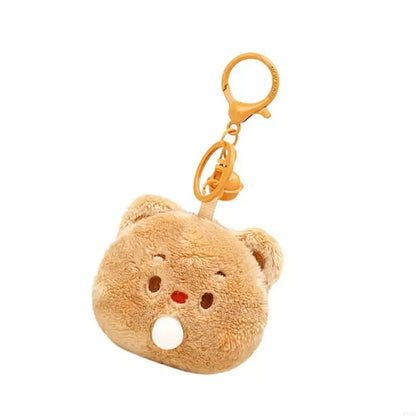 090B Butter Bear Keychain Women Girl Purse Pendant for Handbag Decors Accessories