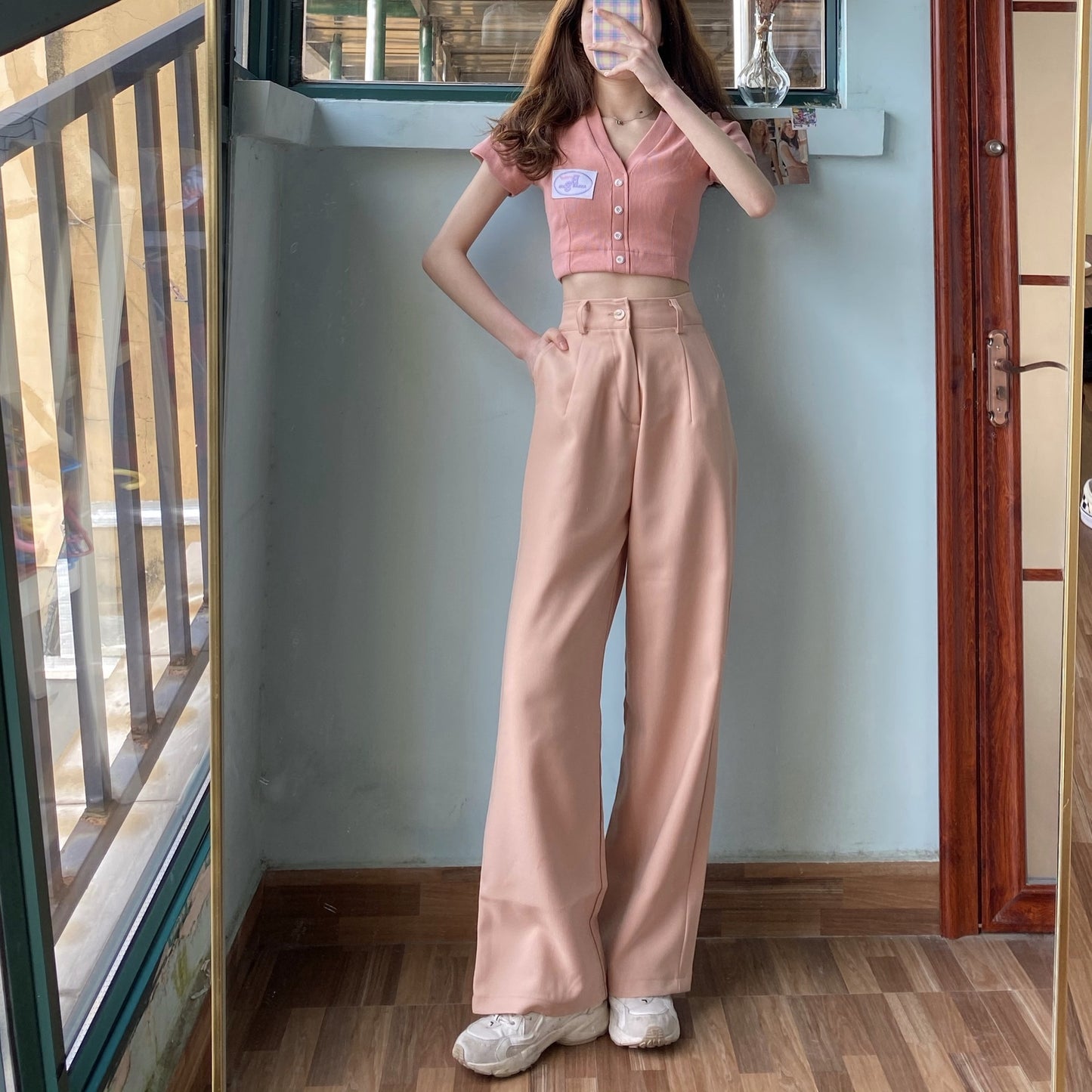 Women's Two-piece Mopping Suit Pants