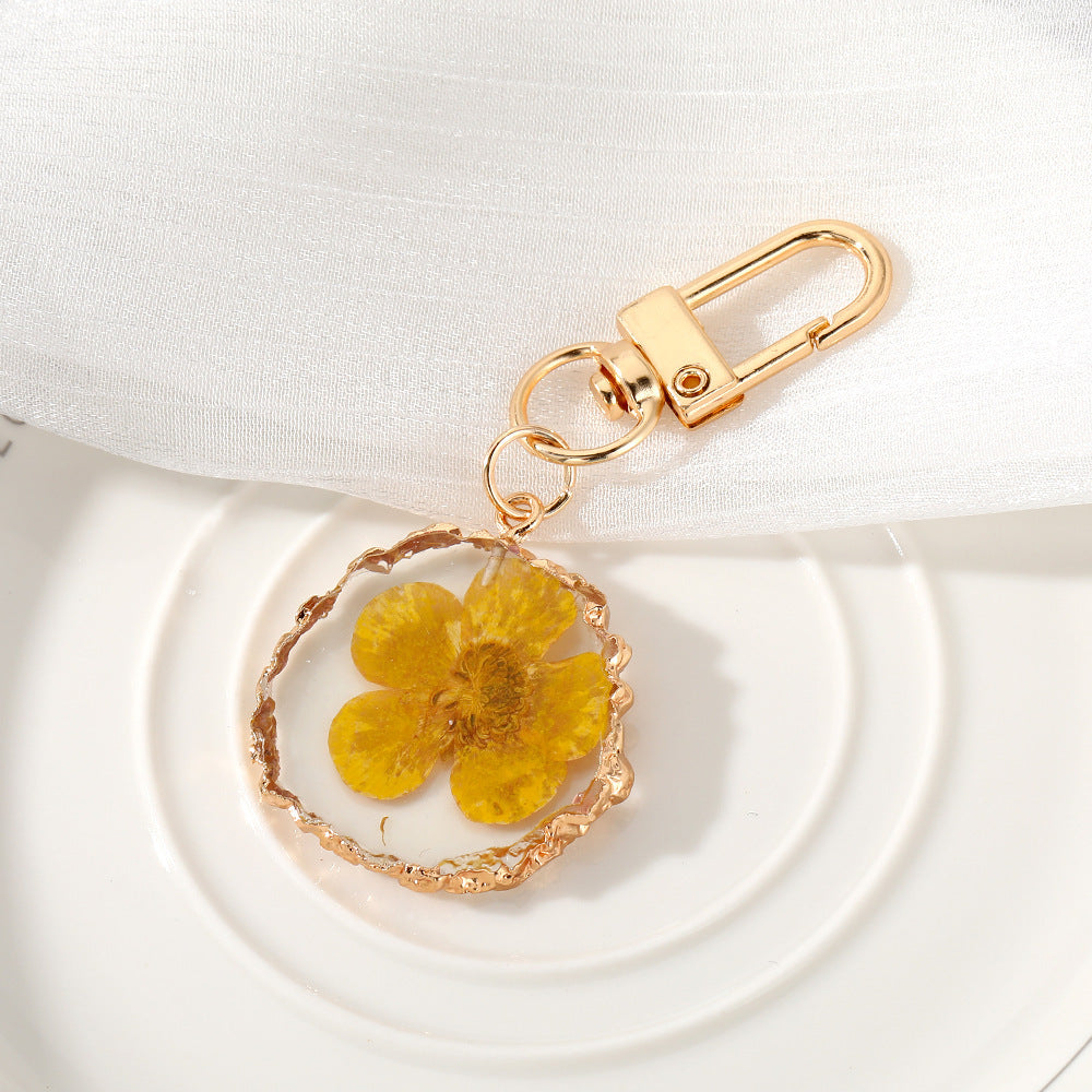 December Flower Keychain Pendants