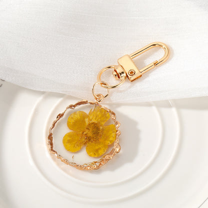 December Flower Keychain Pendants