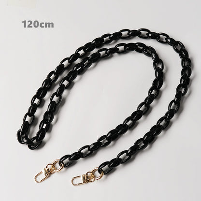 Resin acrylic shoulder bag chain