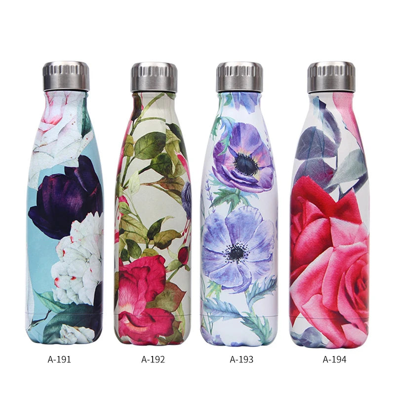 LOGO Custom Stainless Steel Bottle For Water Thermos Vacuum Insulated Cup Double-Wall Travel Drinkware Sports Flask 179-201