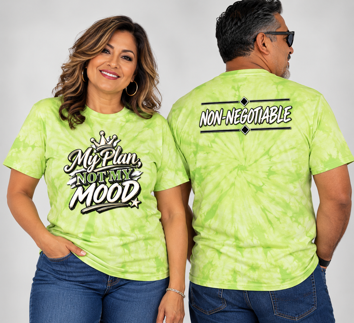 Unisex Crystal  Tie-Dye Lemon Lime Tee *FREE SHIPPING*