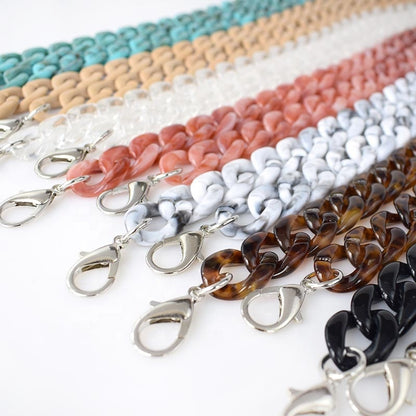 Acrylic Resin Plastic Handbag Accessories Bag Chain