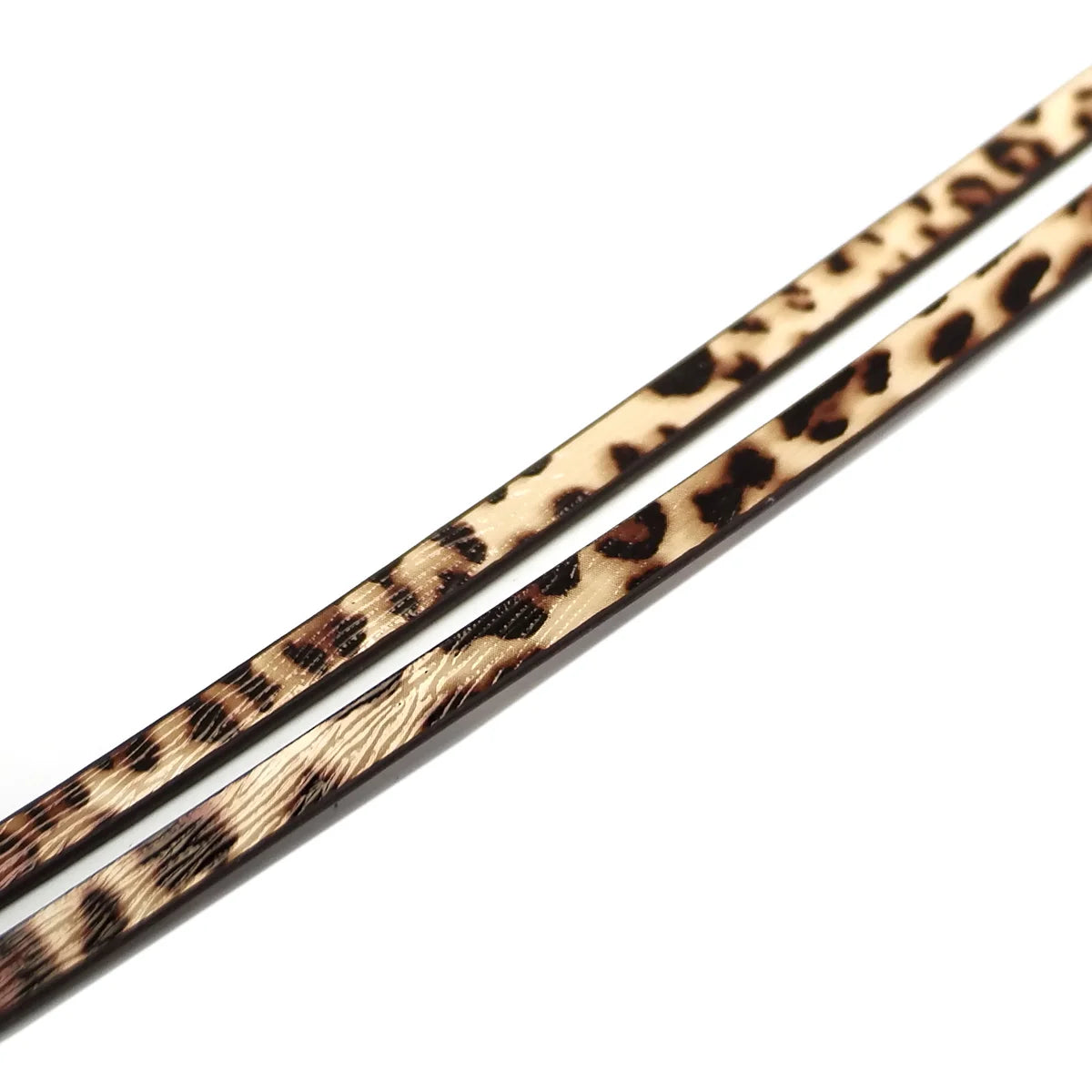 1.15meter Soft Leather Cord,5mm Leopard Print Texture Leather Strips,Synthetic Leather Cord,Waist Chain Bracelet Making