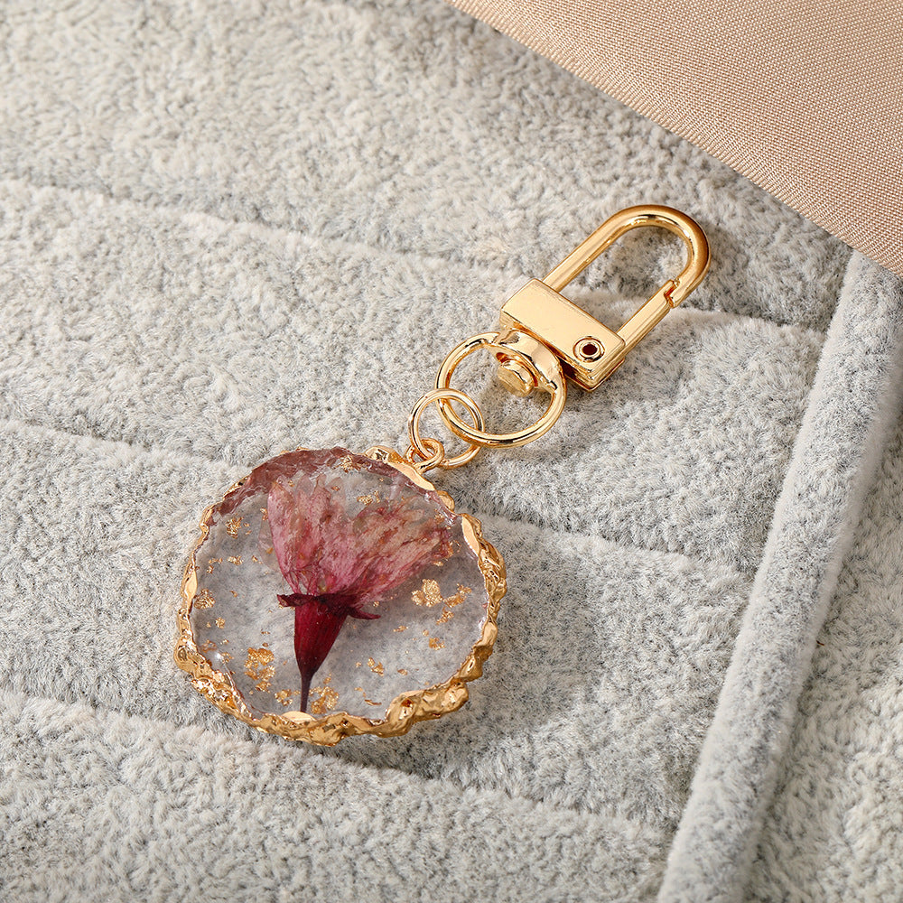 December Flower Keychain Pendants