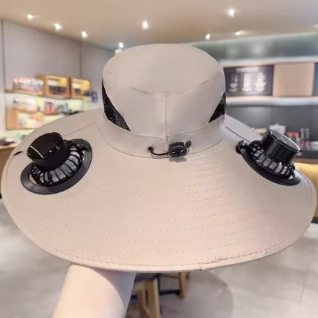 Sun-Powered Solar Cooling Hat