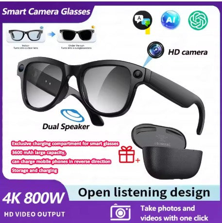 SnatchView AI Camera Glasses
