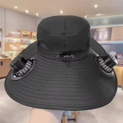 Sun-Powered Solar Cooling Hat