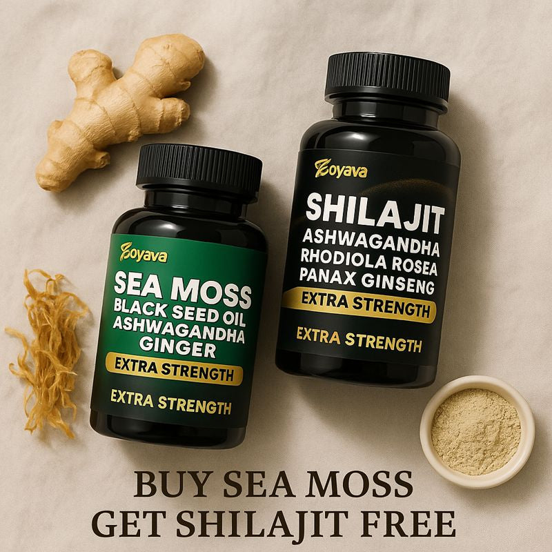 Nature's Vitality Boost Kit Bundle Sea Moss + Shilajit!