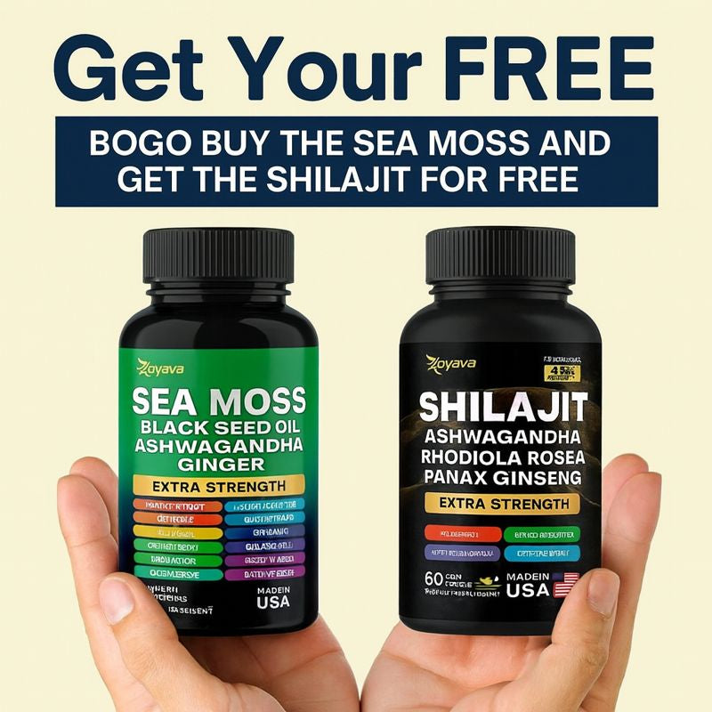 Nature's Vitality Boost Kit Bundle Sea Moss + Shilajit!