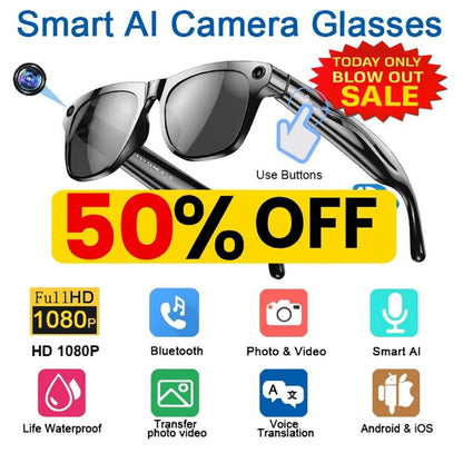 SnatchView AI Camera Glasses