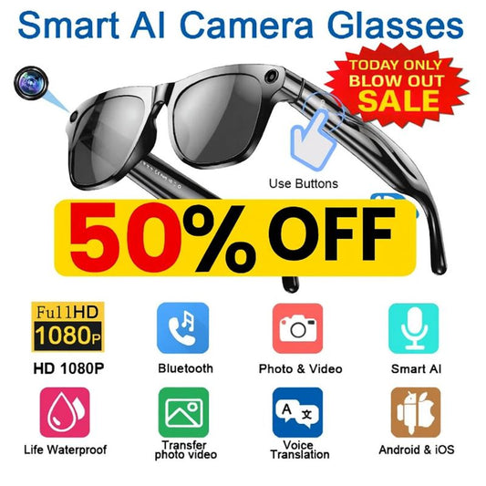 SnatchView AI Camera Glasses