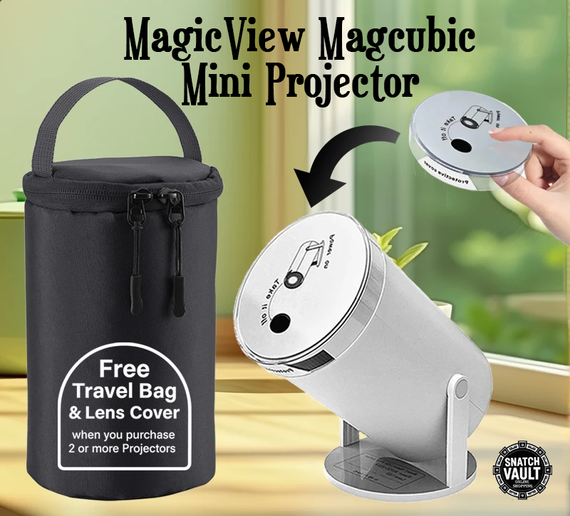 MagicView Portable Projector  (Free Travel Bag / Lens Cover Option)