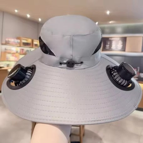 Sun-Powered Solar Cooling Hat