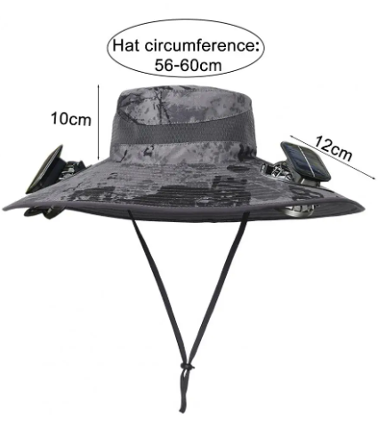 Sun-Powered Cooling Hat