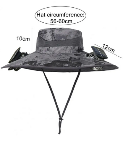 Sun-Powered Cooling Hat