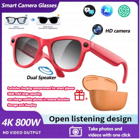 SnatchView AI Camera Glasses