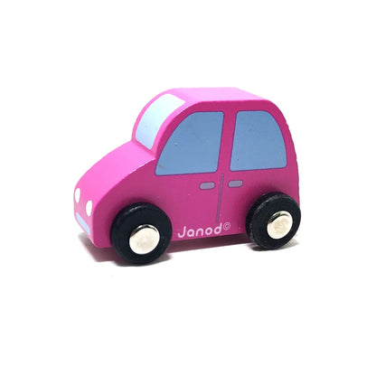 Car Toy,Wooden Train Magnetic Link Can Be Connected To Wooden Train Set Track Toy Children's Puzzle Hand Push Toy Car,W09