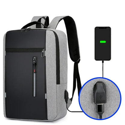 Waterproof Business Backpack Men USB School Backpacks 15.6 Inch Laptop Backpack Large Capacity Bagpacks for Men Back Pack Bags