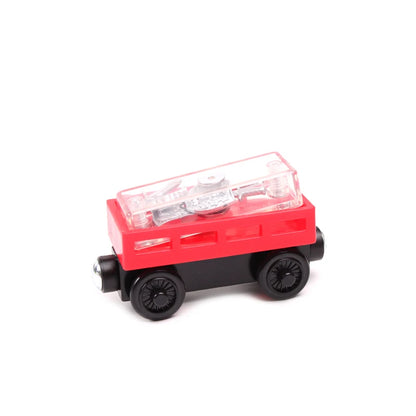 Car Toy,Wooden Train Magnetic Link Can Be Connected To Wooden Train Set Track Toy Children's Puzzle Hand Push Toy Car,W09