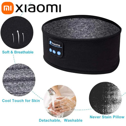 Xiaomi Bluetooth 5.3 Wireless Headset Sleep Aid Music Eye Masks Rechargeable Sports Headband Durable Nap Blackout Eyes Mask