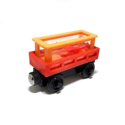 Car Toy,Wooden Train Magnetic Link Can Be Connected To Wooden Train Set Track Toy Children's Puzzle Hand Push Toy Car,W09
