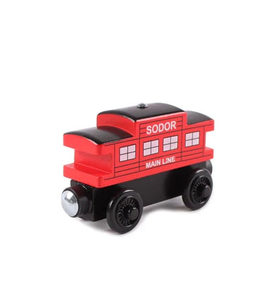 Car Toy,Wooden Train Magnetic Link Can Be Connected To Wooden Train Set Track Toy Children's Puzzle Hand Push Toy Car,W09