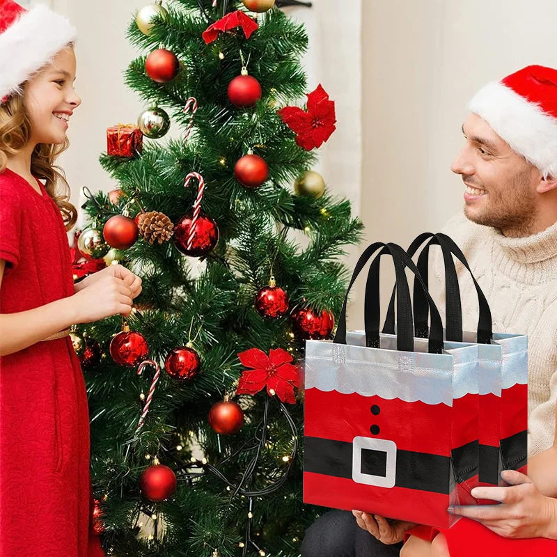 10/20 Pcs Santa Claus Christmas Gift Bags