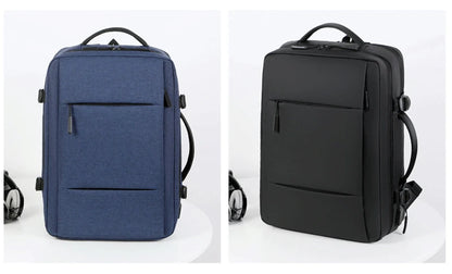 Men Large Capacity Backpack USB Charging Male Laptop Bagpack Waterproof Business Travel Back Pack Luggage Bag Mochila