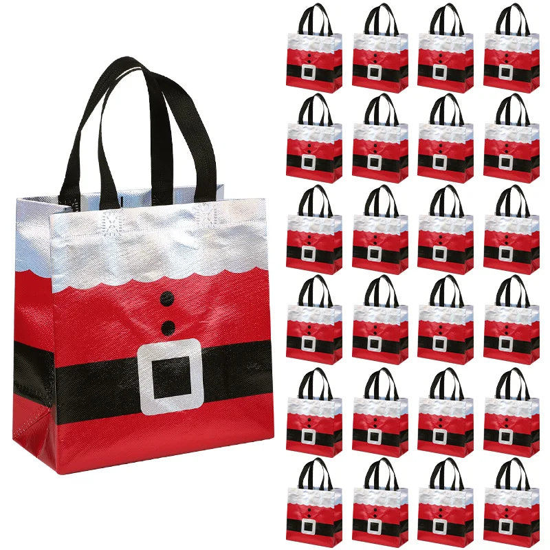 10/20 Pcs Santa Claus Christmas Gift Bags