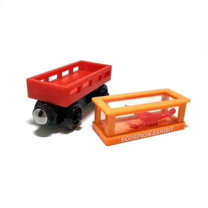 Car Toy,Wooden Train Magnetic Link Can Be Connected To Wooden Train Set Track Toy Children's Puzzle Hand Push Toy Car,W09