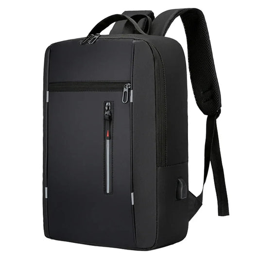 Waterproof Oxford Laptop Backpack for Men 15.6 Inch USB Charging Business Travel School Backpack High Capacity
