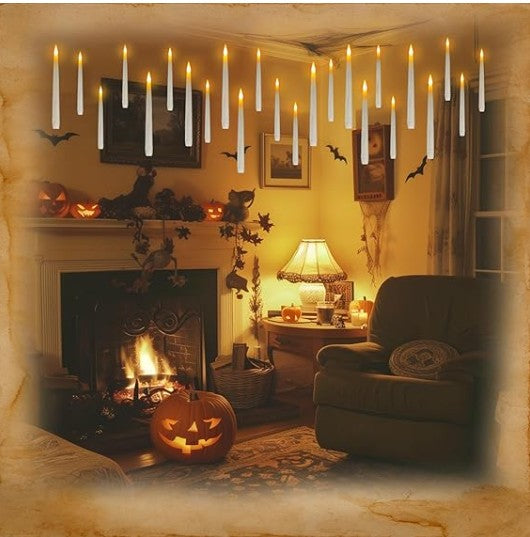 SnatchMagic! Floating LED Candles (12 pack) (with Wand)