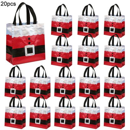 10/20 Pcs Santa Claus Christmas Gift Bags