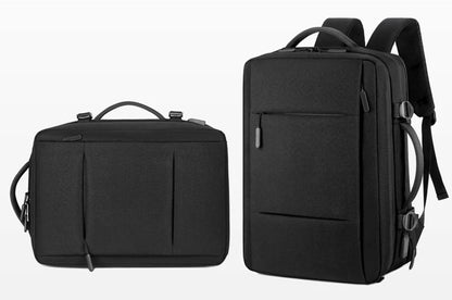 Men Large Capacity Backpack USB Charging Male Laptop Bagpack Waterproof Business Travel Back Pack Luggage Bag Mochila