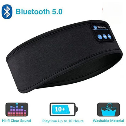 Xioami Bluetooth 5.0 Earphones Sports Sleeping Headband Elastic Wireless Headphones Music Eye Mask Noise Cancellation Headset